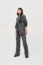 Load image into Gallery viewer, Joseph Ribkoff  Tweed Blazer in Black/White - Sizes: 8  10