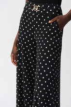 Load image into Gallery viewer, Joseph Ribkoff     Black w White Spot Jersey 7/8 Culotte   -   Sizes: 10 12