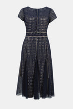 Load image into Gallery viewer, Joseph Ribkoff Navy Lace Trapeze Dress  - Sizes: 8 10 12 14