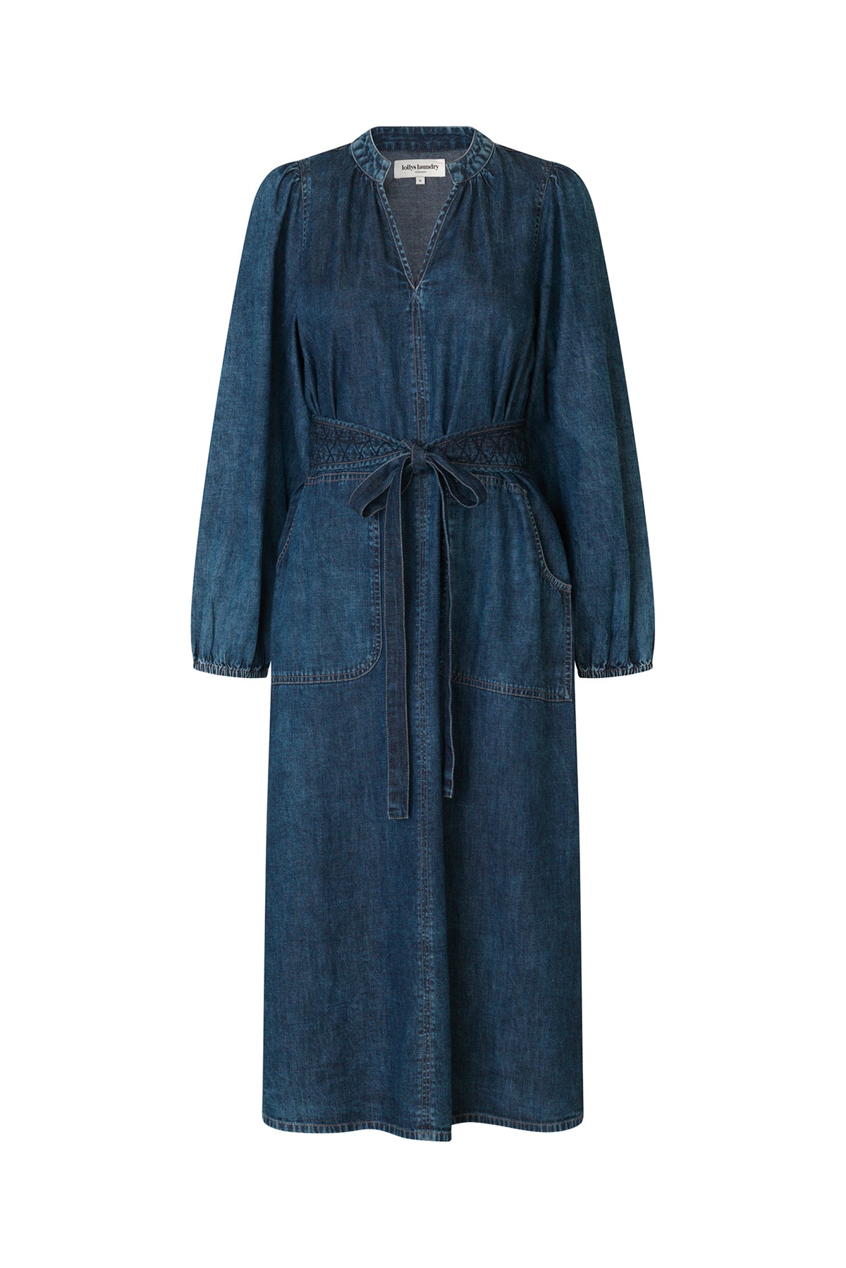 Lolly's Laundry "ParisLL Midi Dress" - Denim - Sizes: S M L