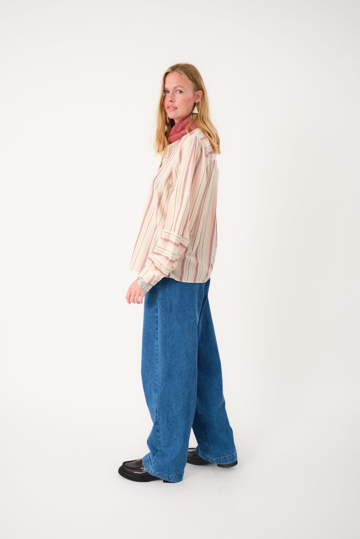 Lolly's Laundry "LinaLL" Shirt - Dusty Rose - Sizes: S M L XL
