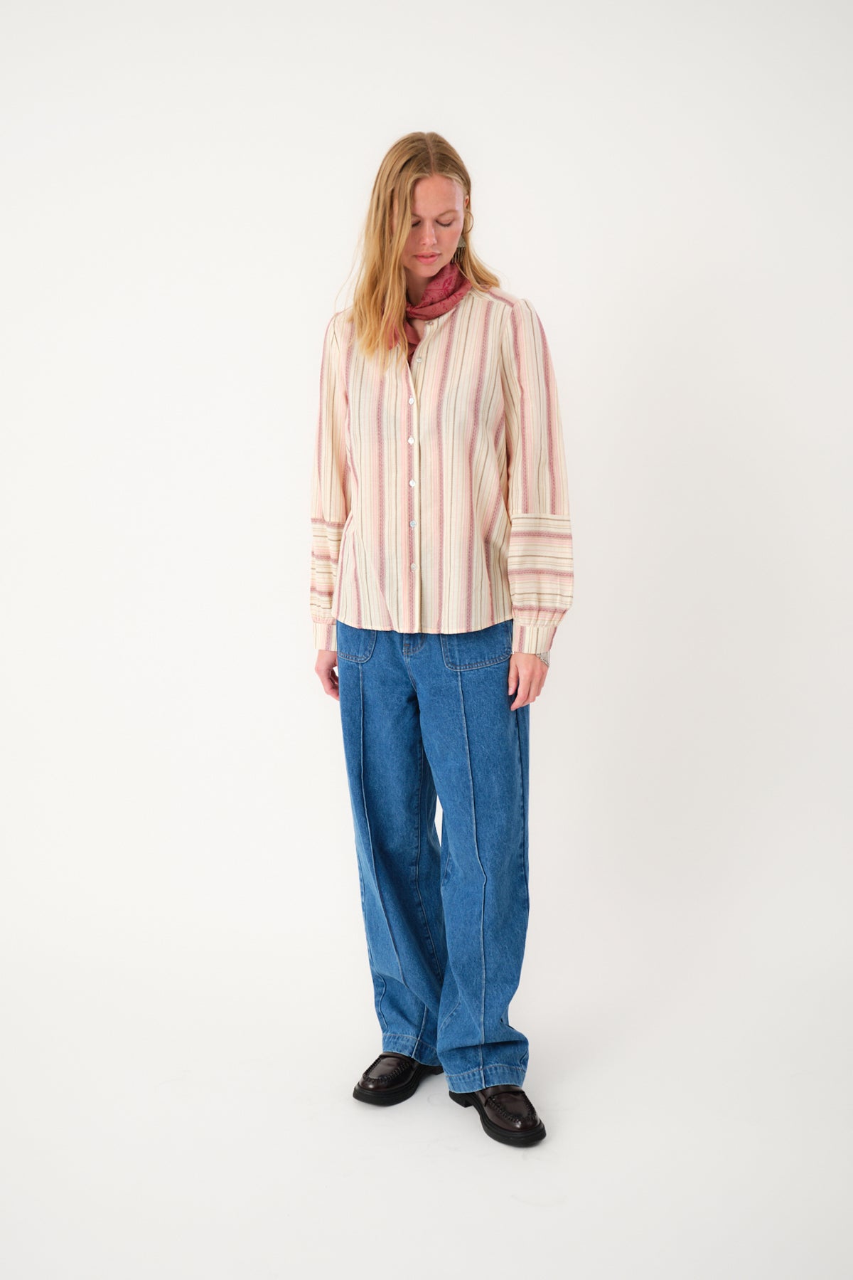 Lolly's Laundry "LinaLL" Shirt - Dusty Rose - Sizes: S M L XL