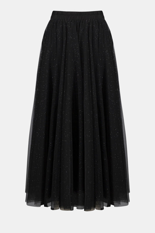 Joseph Ribkoff    Black Tulle Skirt w Sparkles  -    Sizes: XS    XL