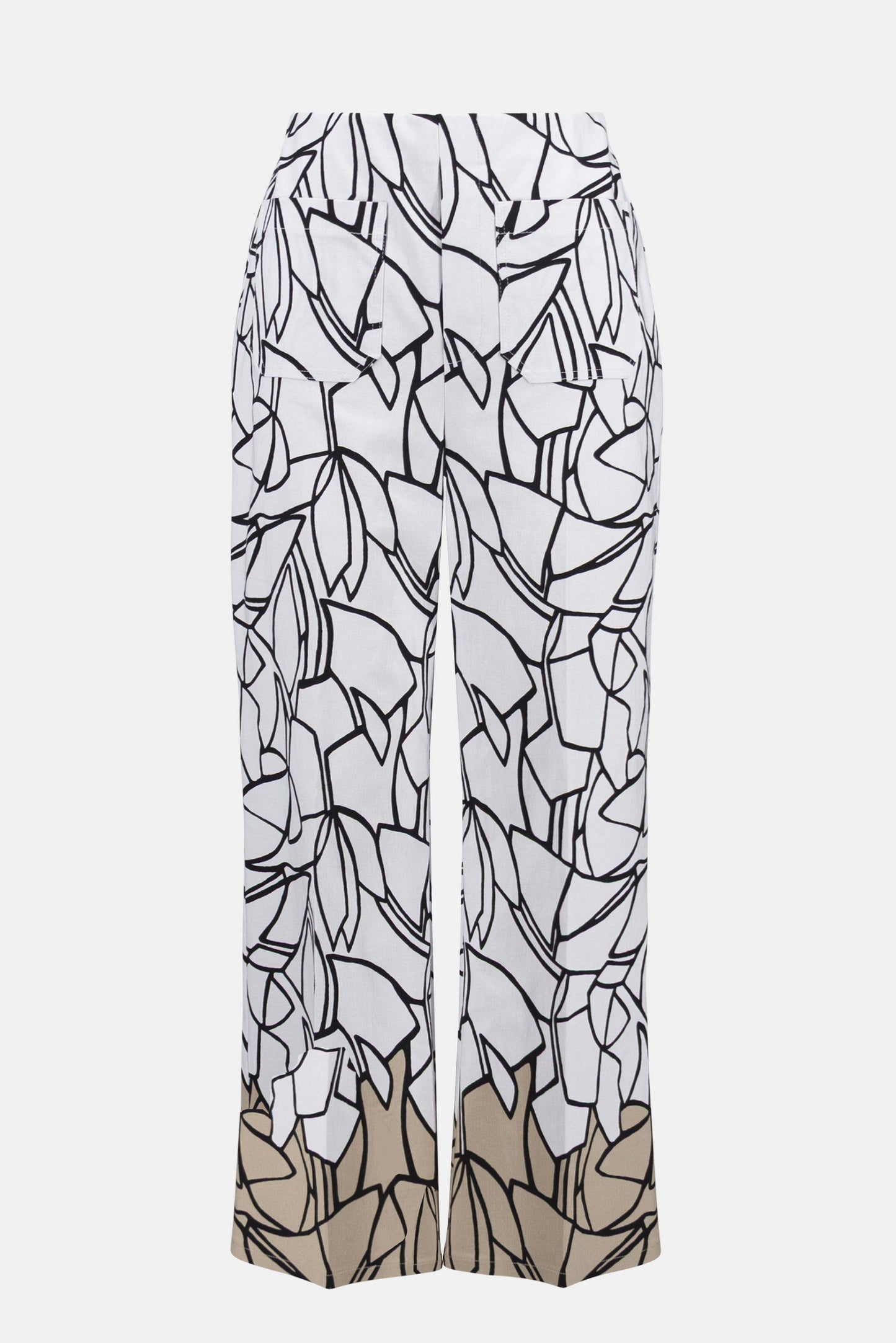 Joseph Ribkoff    Black/White Abstract Print Pant   -   Sizes:  12 14