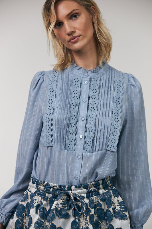 Lolly's Laundry ArielLL Shirt - Light Blue - Sizes: S M L XL