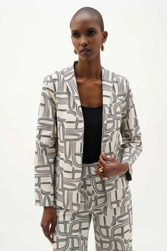Joseph Ribkoff  Geometric  Jacket -  Sizes: 8 10 12 14 16