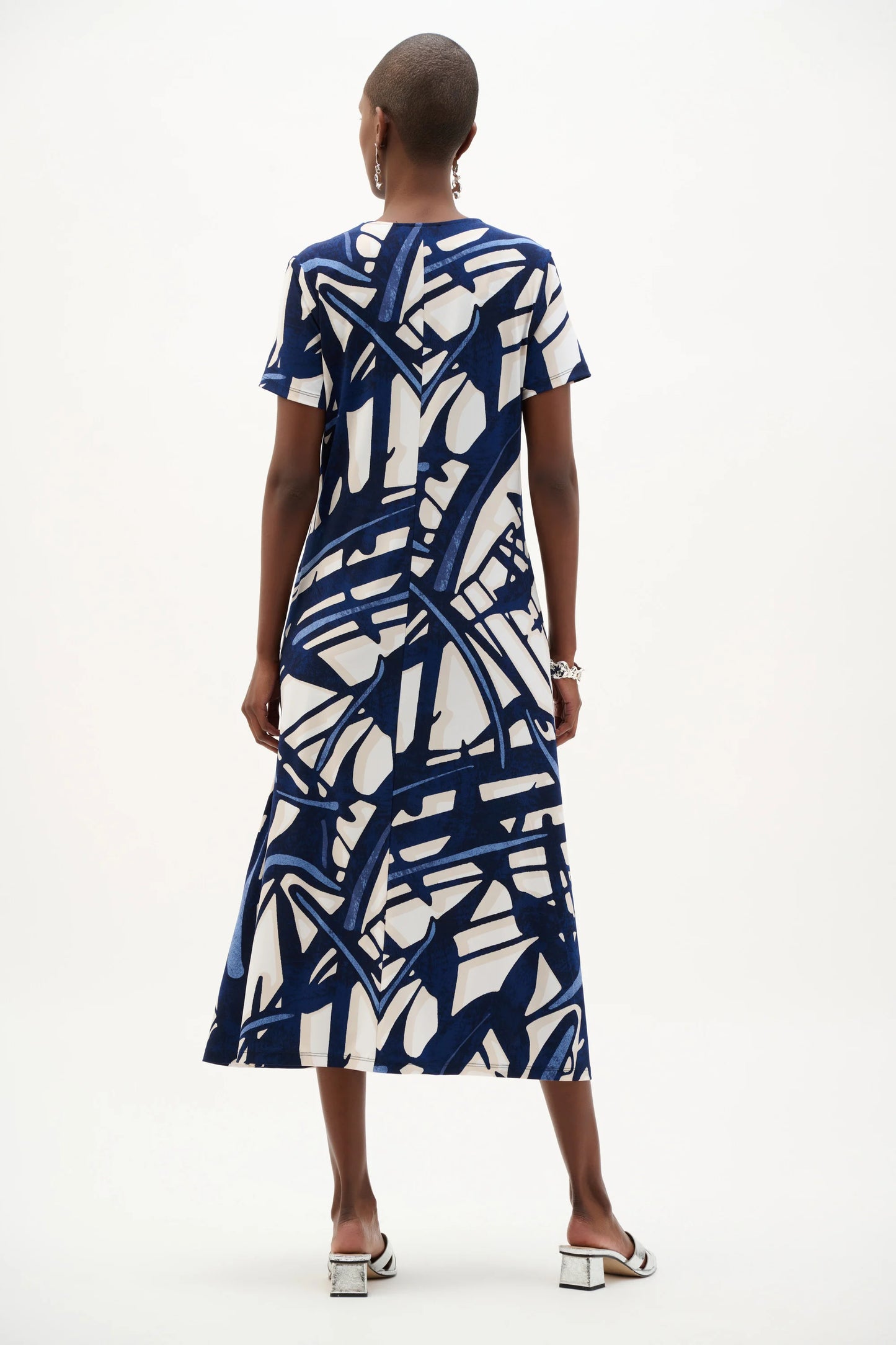 Joseph Ribkoff    Abstract Print Trapeze Dress    -    Size: 10