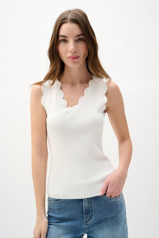 SALE Joseph Ribkoff Knit Tank Top - Vanilla - Sizes: S M L
