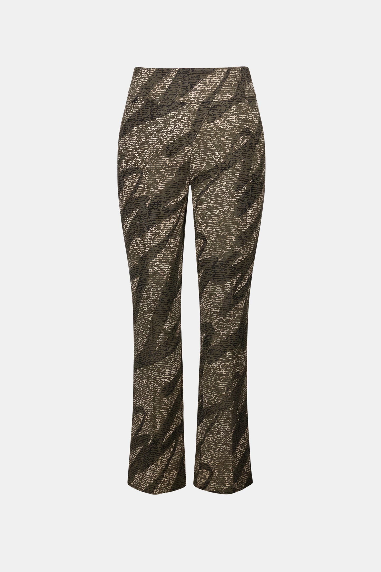 Joseph Ribkoff Abstract Print Pull-On Pants -Avocado Multi - Sizes: 10 12 14