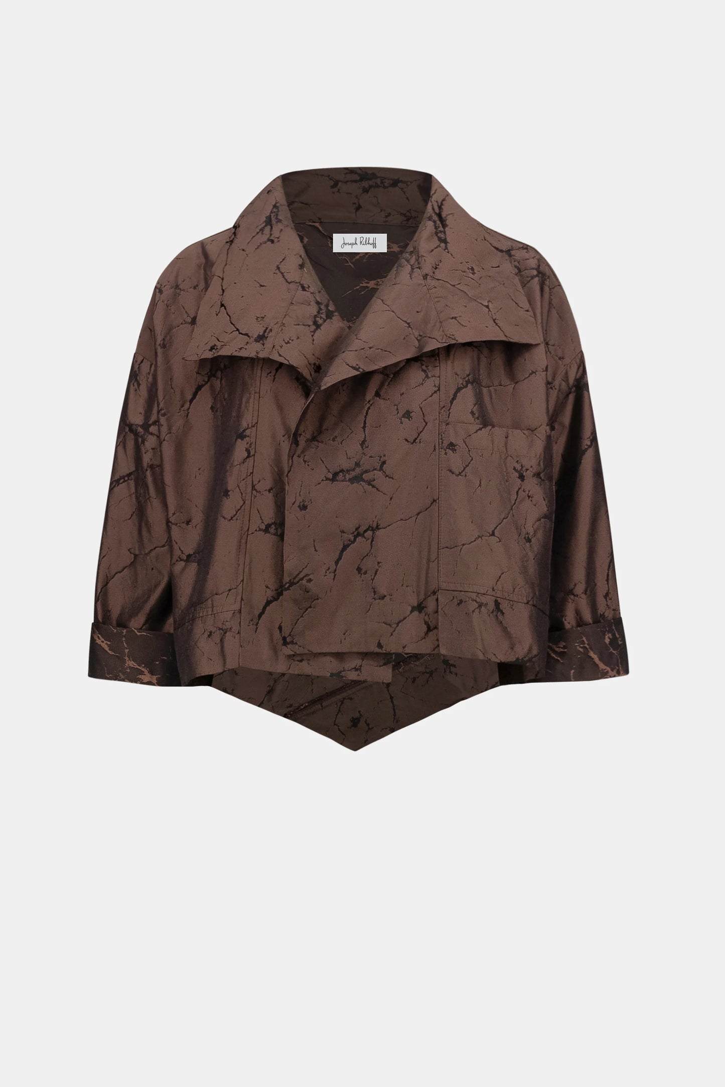 Joseph Ribkoff Crackle effect Jacket - Brown/Black - 8 10 12  14