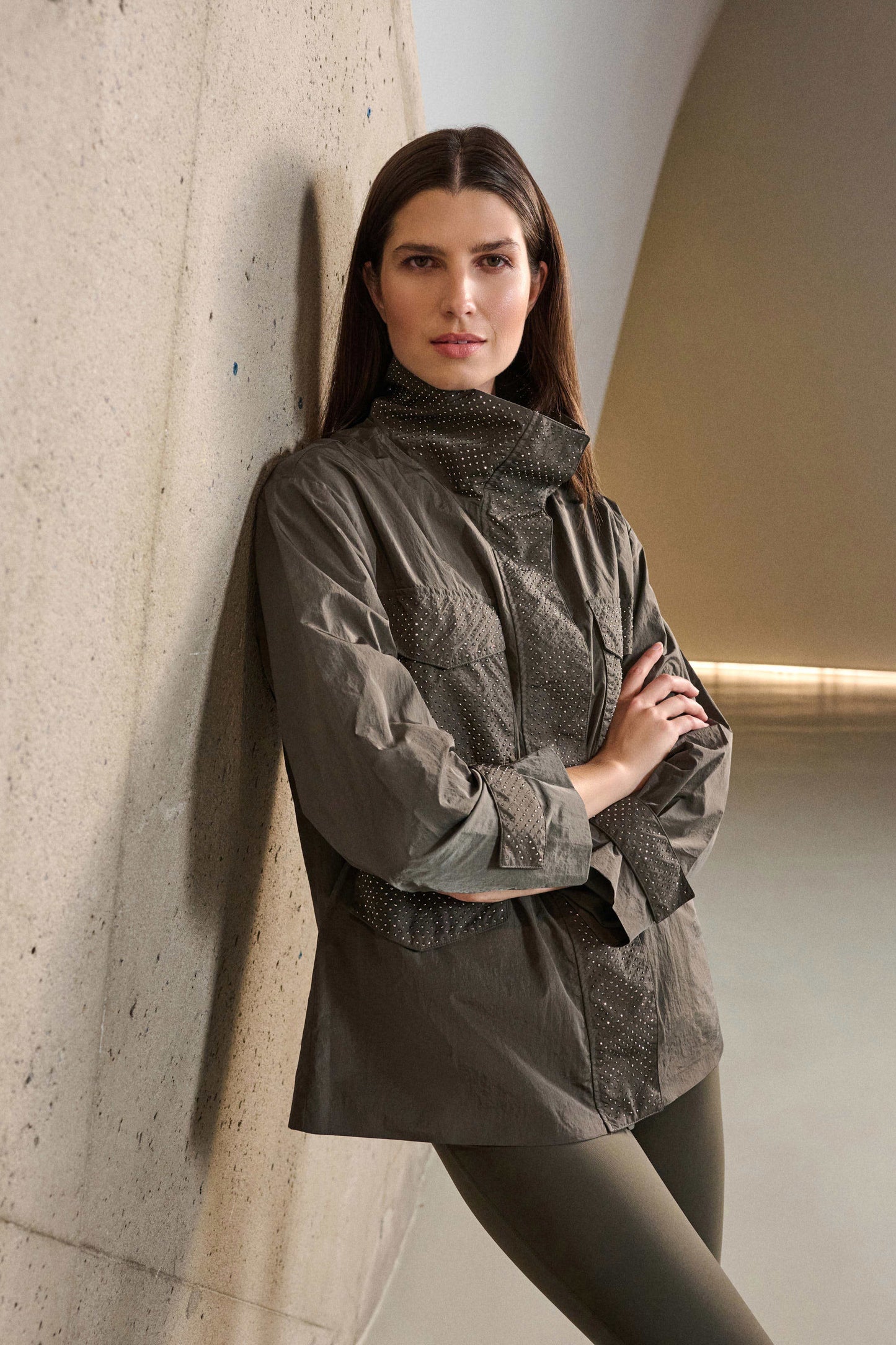 Joseph Ribkoff Embellished Jacket - Avocado - Sizes:   L