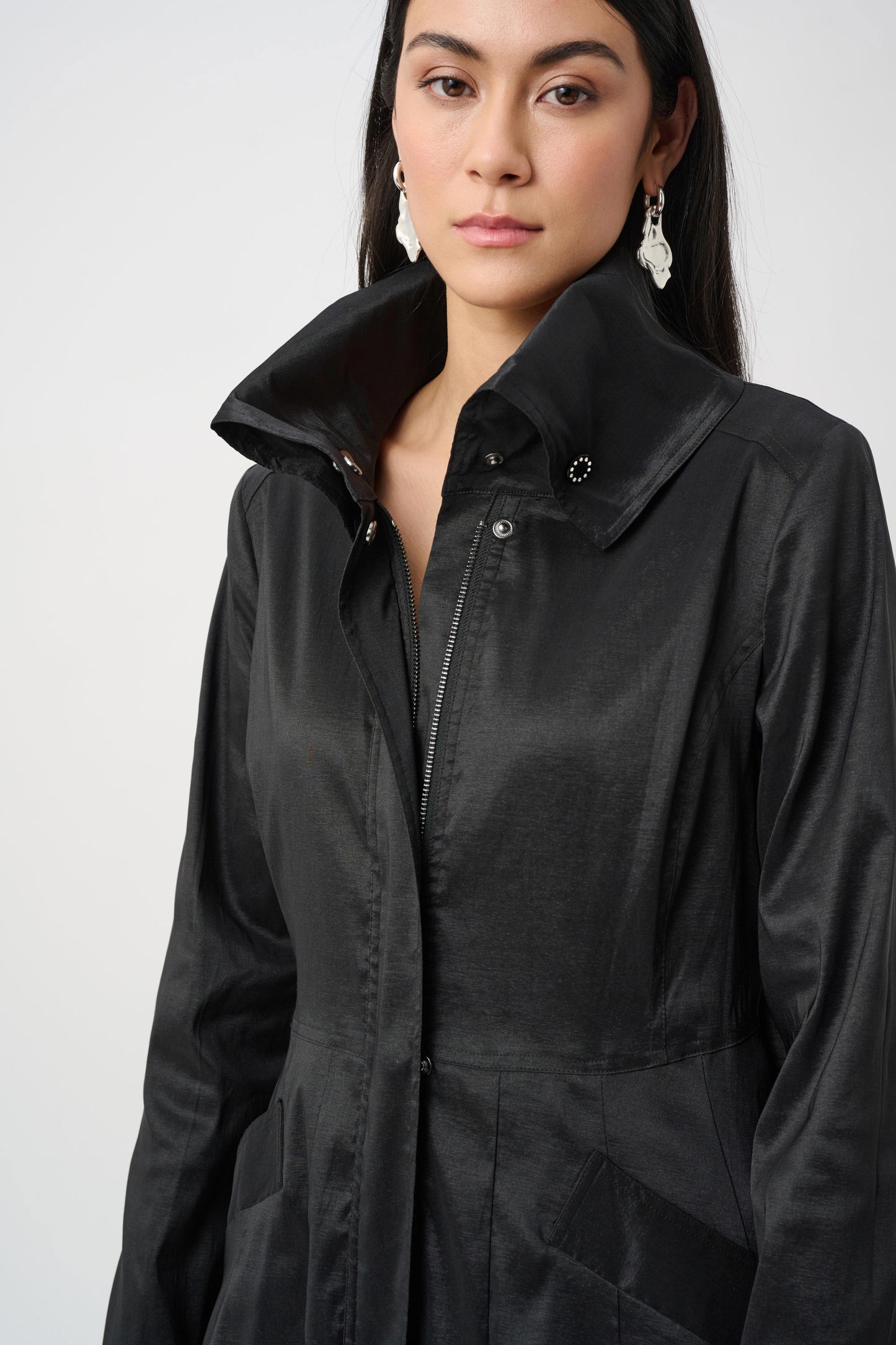 Joseph Ribkoff Balloon Coat - Black - Sizes: M L