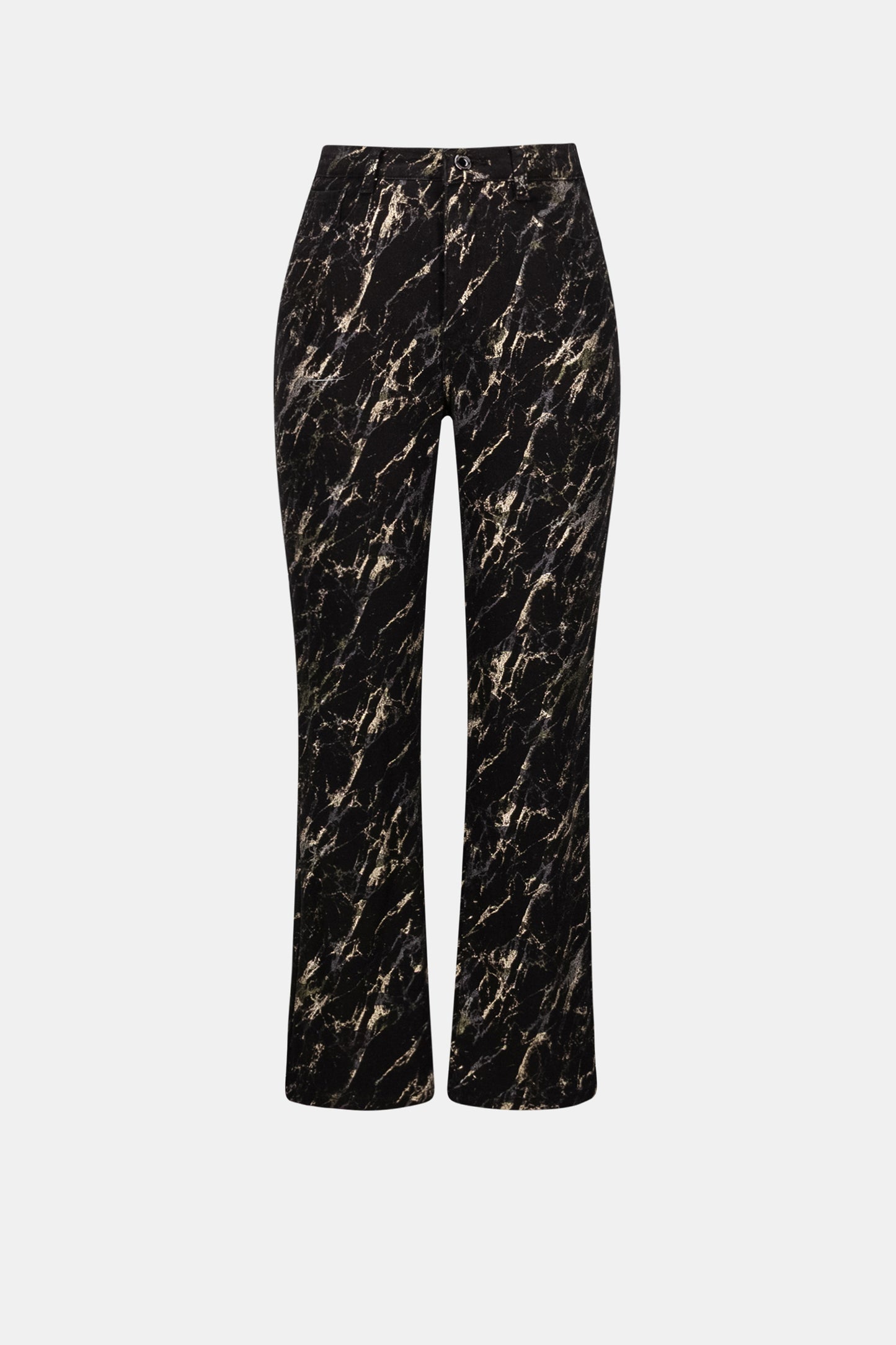Joseph Ribkoff Print Jeans - Black/Gold -Sizes:  10  14