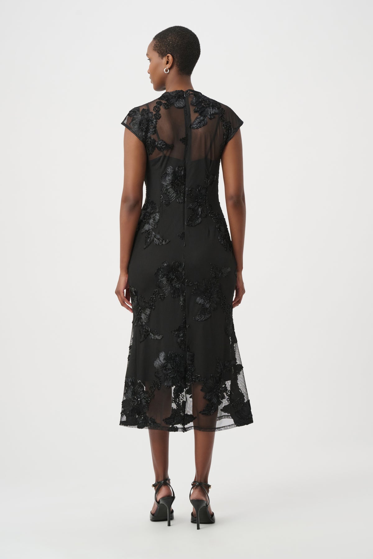 Joseph Ribkoff Embellished Trumpet Dress - Sizes: 8 10 12