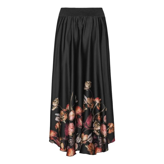 SALE  Karmamia "Savannah" Skirt – Black Blossom - Sizes: One Size