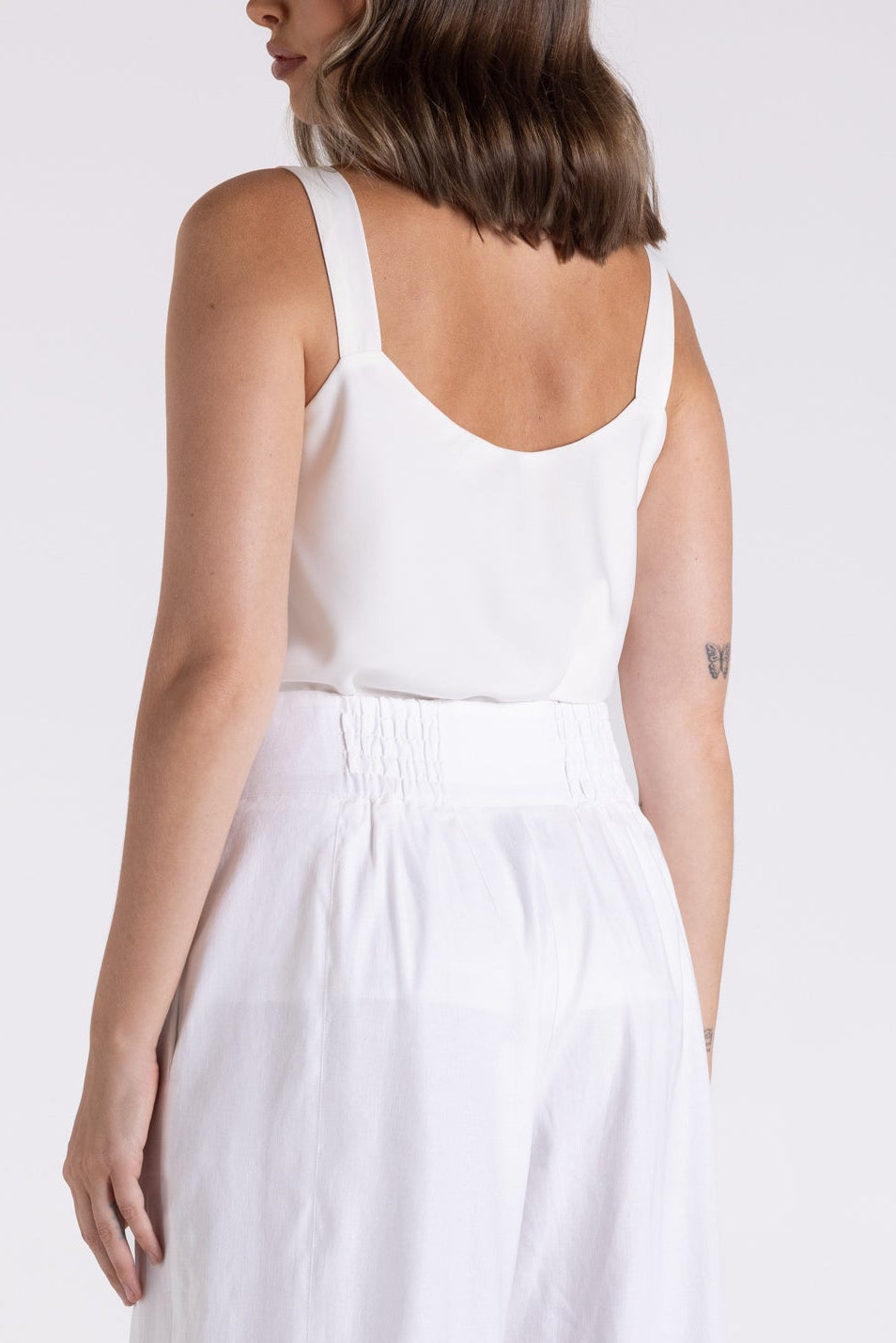 Two-T's    Ivory Satin Cami   -   Sizes:   8 10 12 14