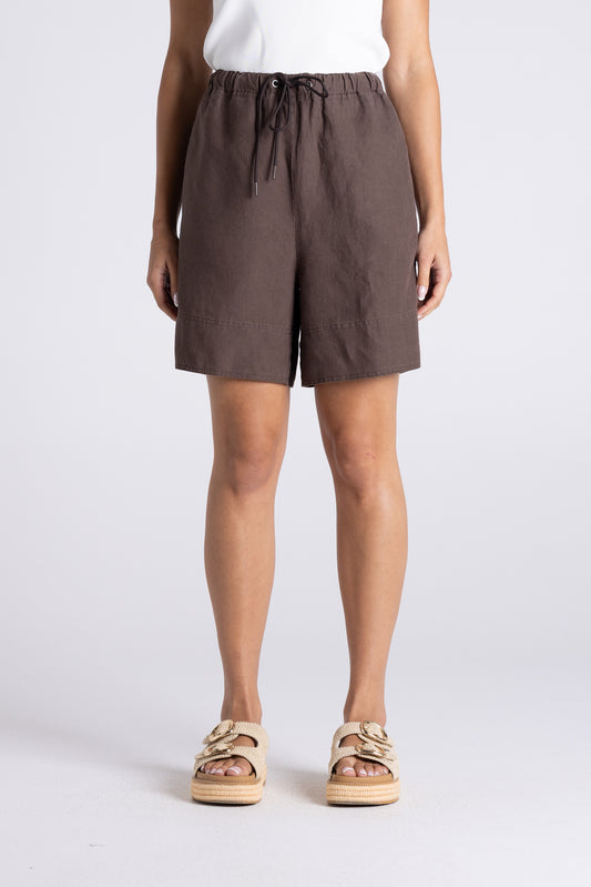 Two-T's Linen "Asher Short " - Chestnut - Sizes: 8 10 16