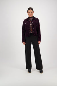 Vassalli  Mulberry Cord Jacket - Sizes: 10  12  14  16