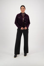 Load image into Gallery viewer, Vassalli  Mulberry Cord Jacket - Sizes: 10  12  14  16