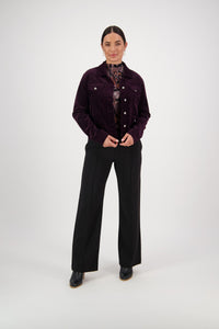 Vassalli  Mulberry Cord Jacket - Sizes: 10  12  14  16