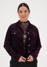 Load image into Gallery viewer, Vassalli  Mulberry Cord Jacket - Sizes: 10  12  14  16