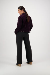 Vassalli    Mulberry Cord Jacket   -   Sizes: 10  12  14