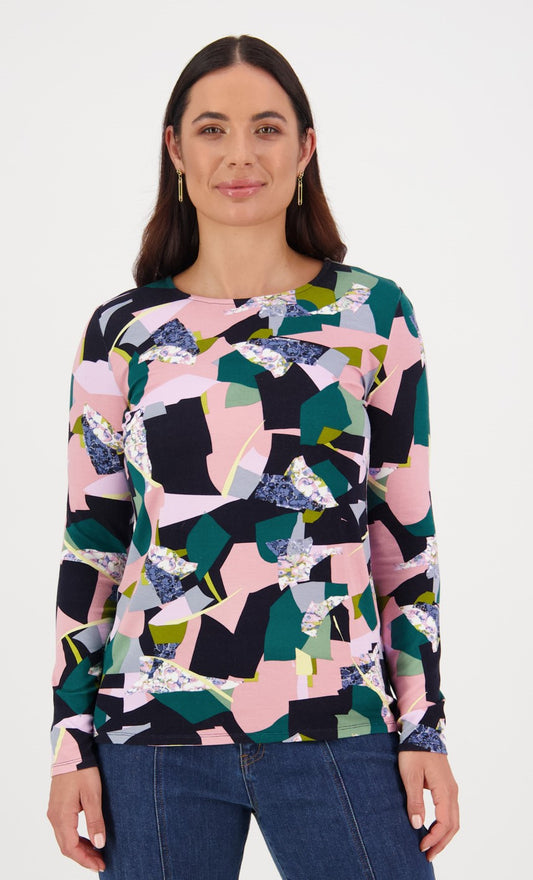 Vassalli "Muse" Print Top - Sizes: 12  14  18