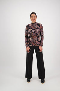 Vassalli    "Vintage Print" Skivvy   -   Sizes: 10  12  14