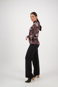 Vassalli    "Vintage Print" Skivvy   -   Sizes: 10  12  14