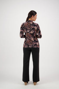 Vassalli    "Vintage Print" Skivvy   -   Sizes: 10  12  14