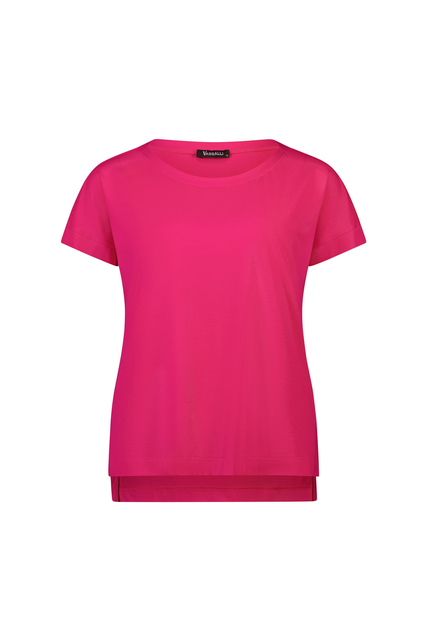 Vassalli    Dropped Sleeve Tee   -   Cerise  -   Sizes:  12 18