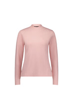 Load image into Gallery viewer, Vassalli  Shell Pink High Neck Relaxed Top - Sizes: 8  10  12  14  16