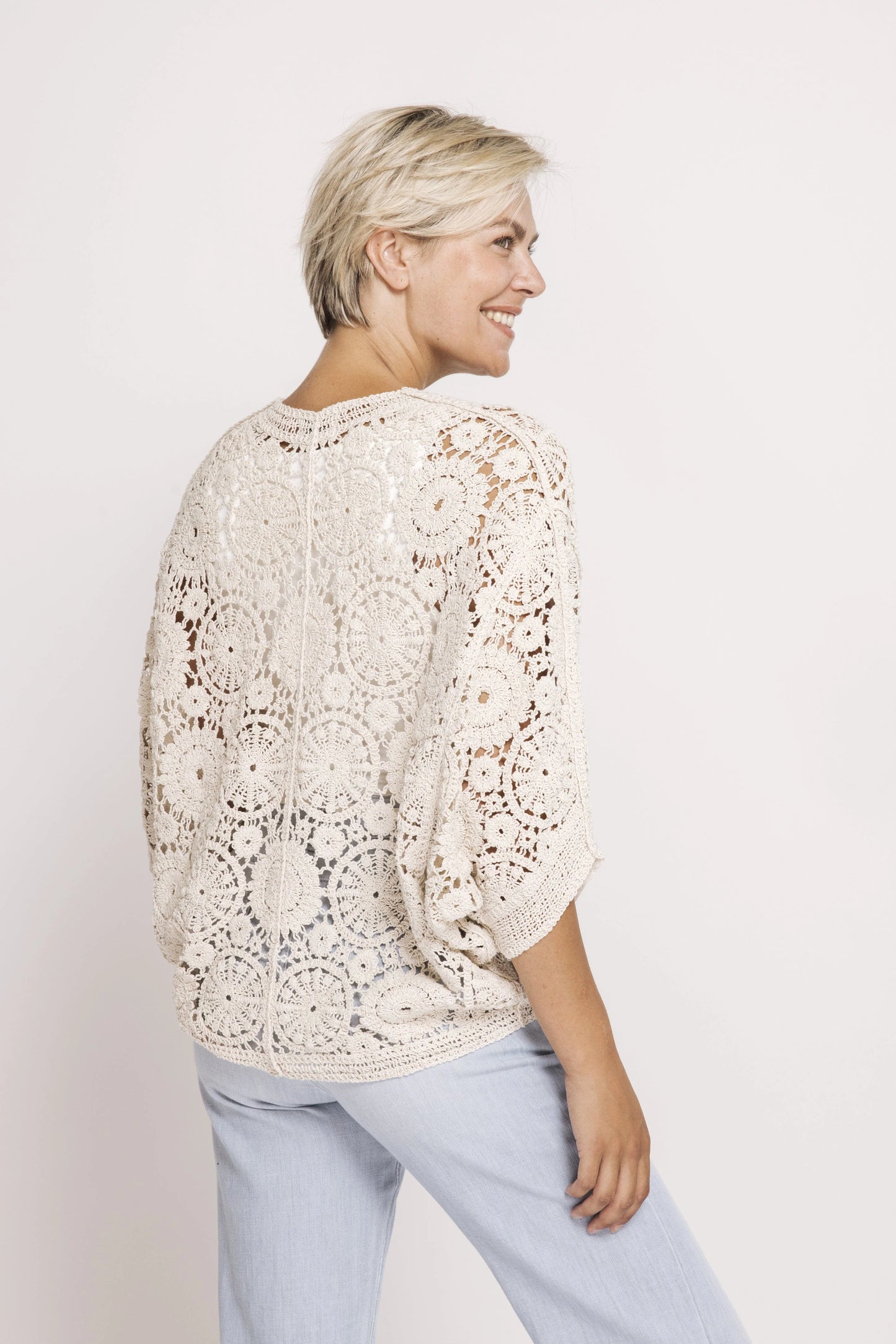 Zhrill "ZHDERIA" Crochet Cardigan - Sizes: XXS/XS S/M L/XL