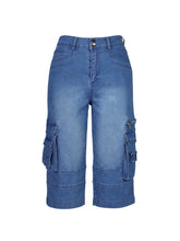 Load image into Gallery viewer, NU Denmark    &quot;Taia Denim Bermuda Short&quot;   -   Size:  S