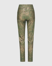 Load image into Gallery viewer, Alembika  Green/Bronze Essential Jean - Sizes:  12