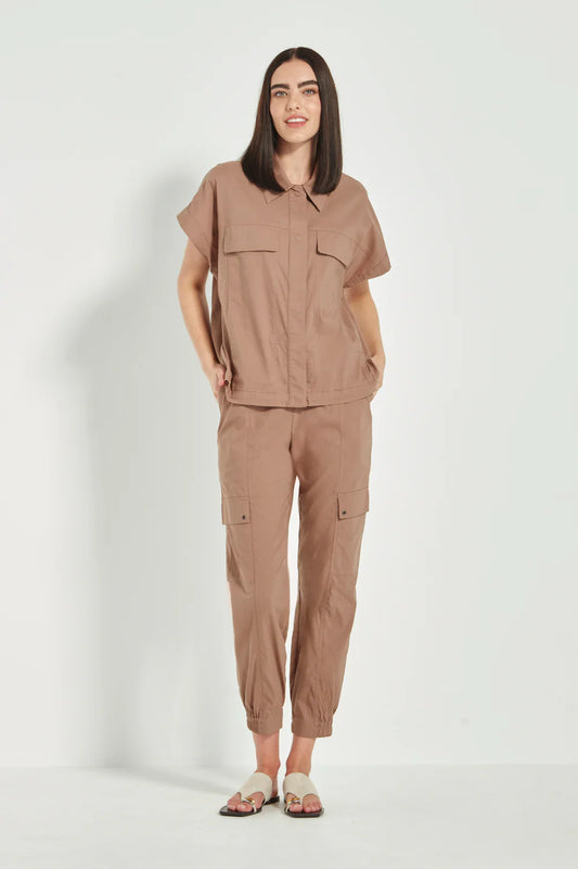 Verge History Pant - Mocha - Sizes: 10 12  18