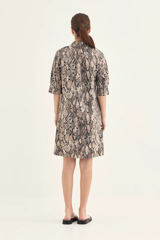 Verge "Acrobat Serpent Nori Dress" - Sizes: XS S M L XL