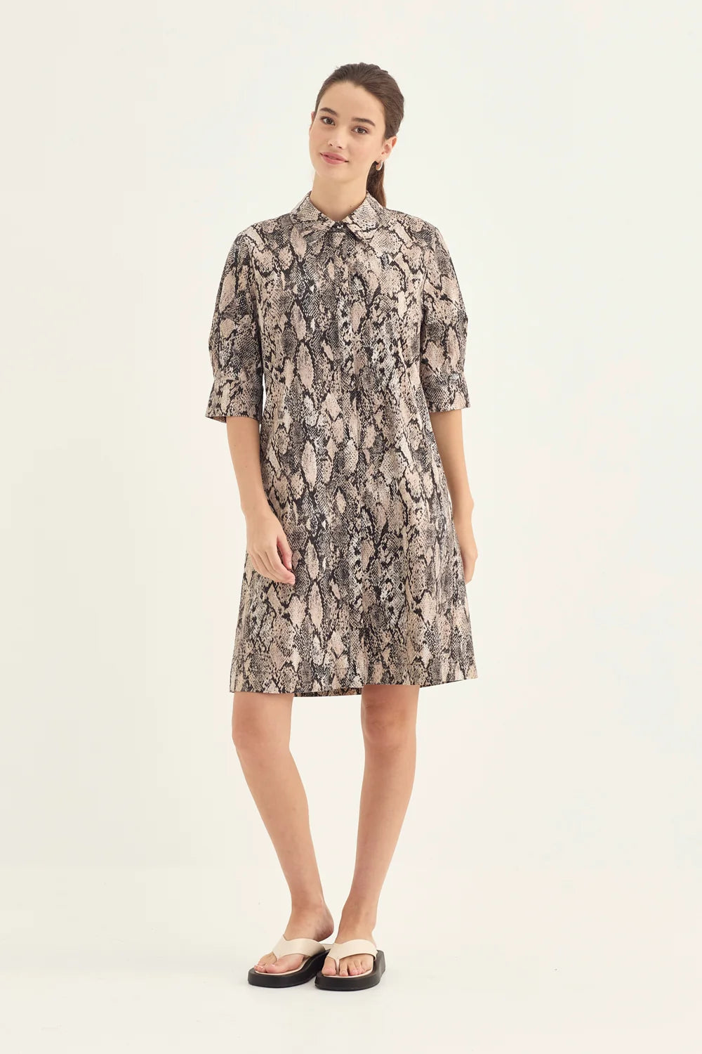 Verge "Acrobat Serpent Nori Dress" - Sizes: XS S M L XL