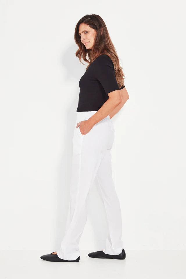 Verge Acrobat "Timeless Pant" - White - Sizes: 8 10 14 16 18