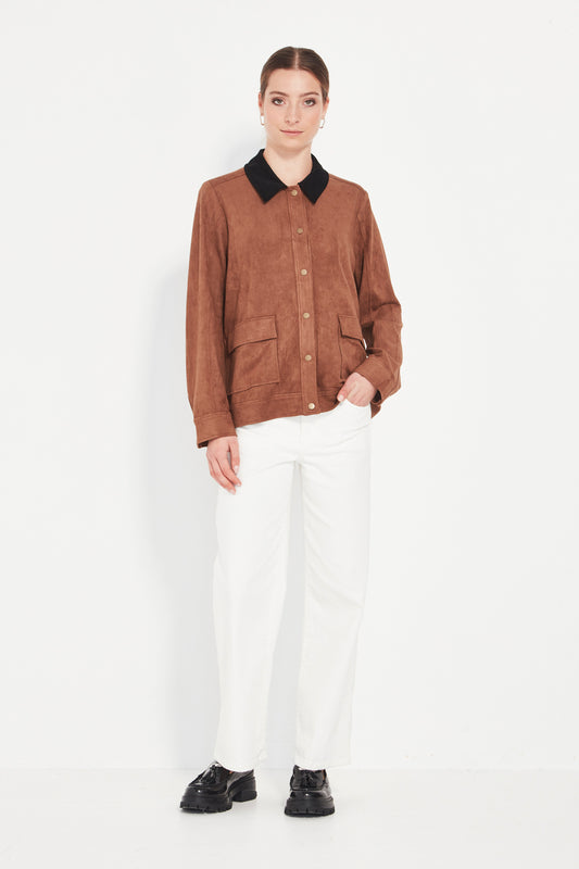 Verge "Alina Jacket" - Caramel - Sizes:  M  XL XXL