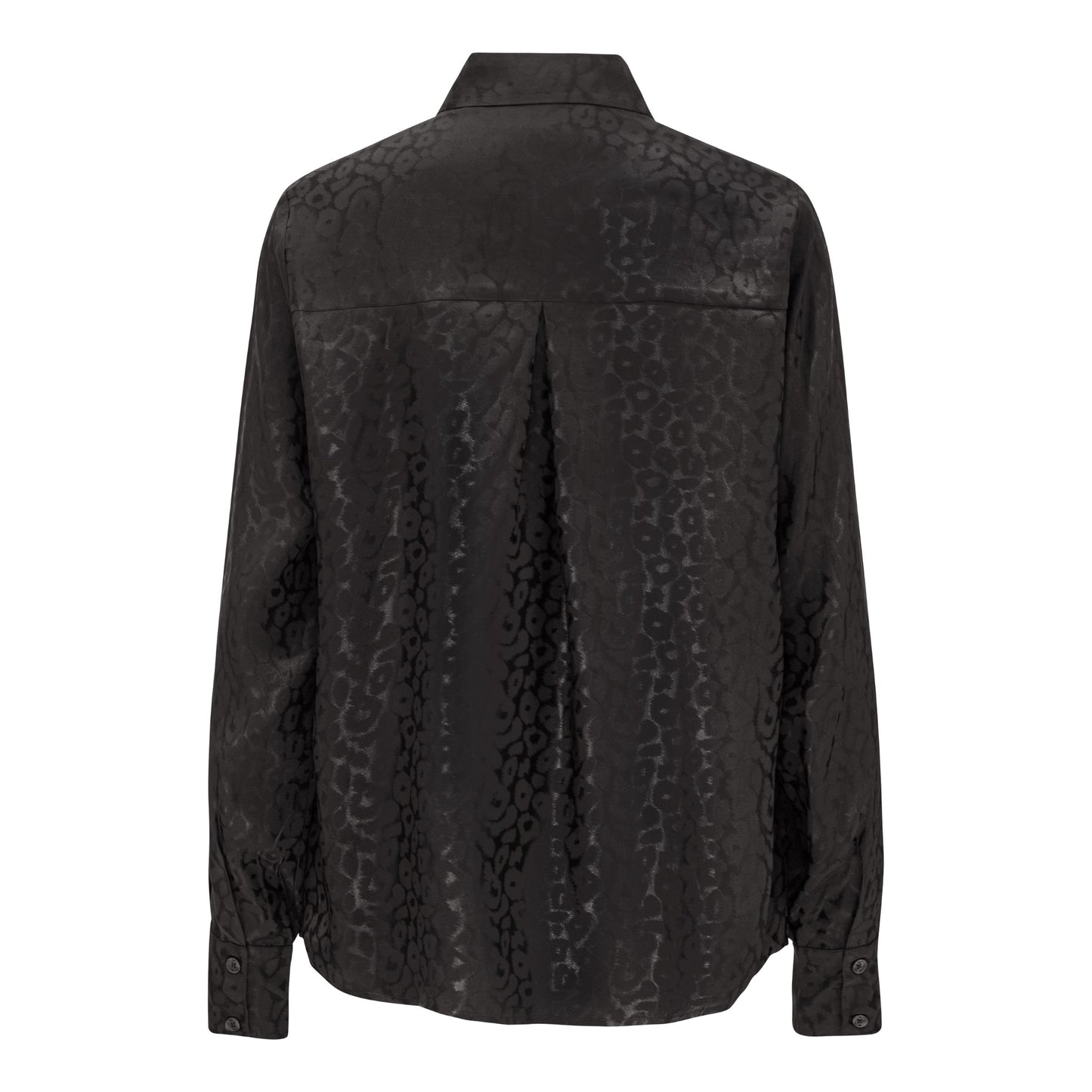 Karmamia "Alma Shirt" – Black Leo Silk - Sizes: M L