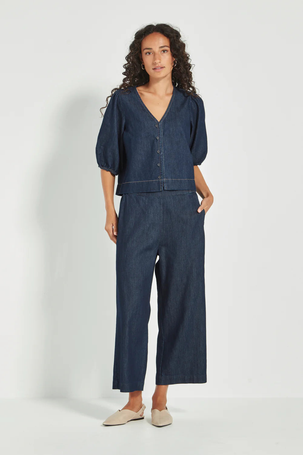 Verge    "Athens Jacket"   -   Dark Denim   -   Sizes: XS S