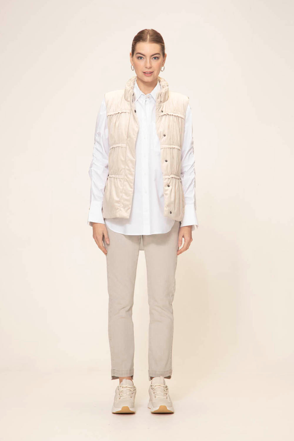 SALE   Verge     "Avila Vest"     Oyster  -   Size:   L