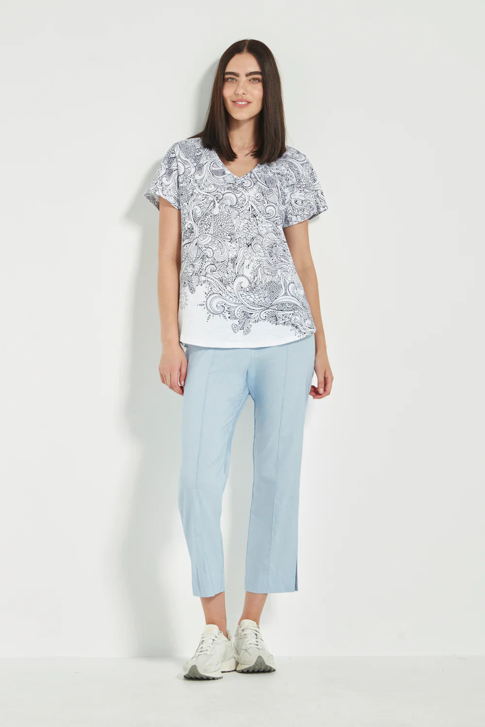 Verge Acrobat 7/8 Pant - Chambray - Sizes: 10 18