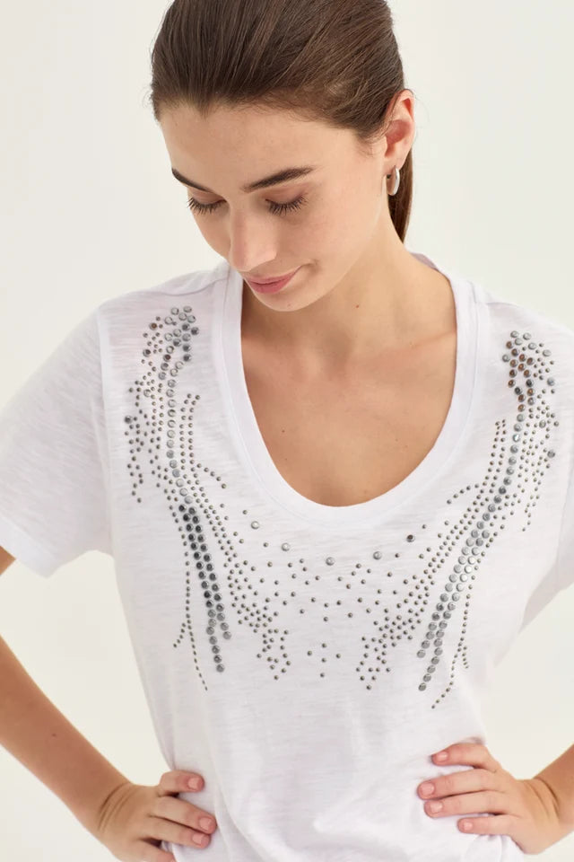 Verge "Captive Top" - White - Sizes: S M L XL