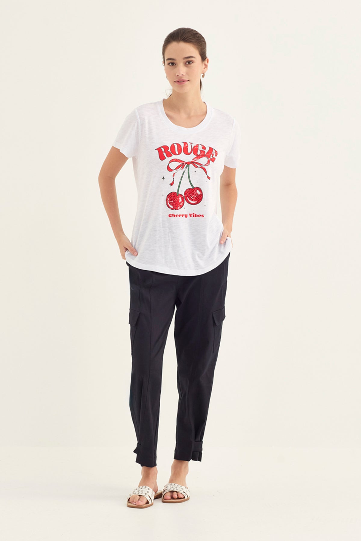 Verge "Cherry Top" - White - Sizes: XS S M L XL
