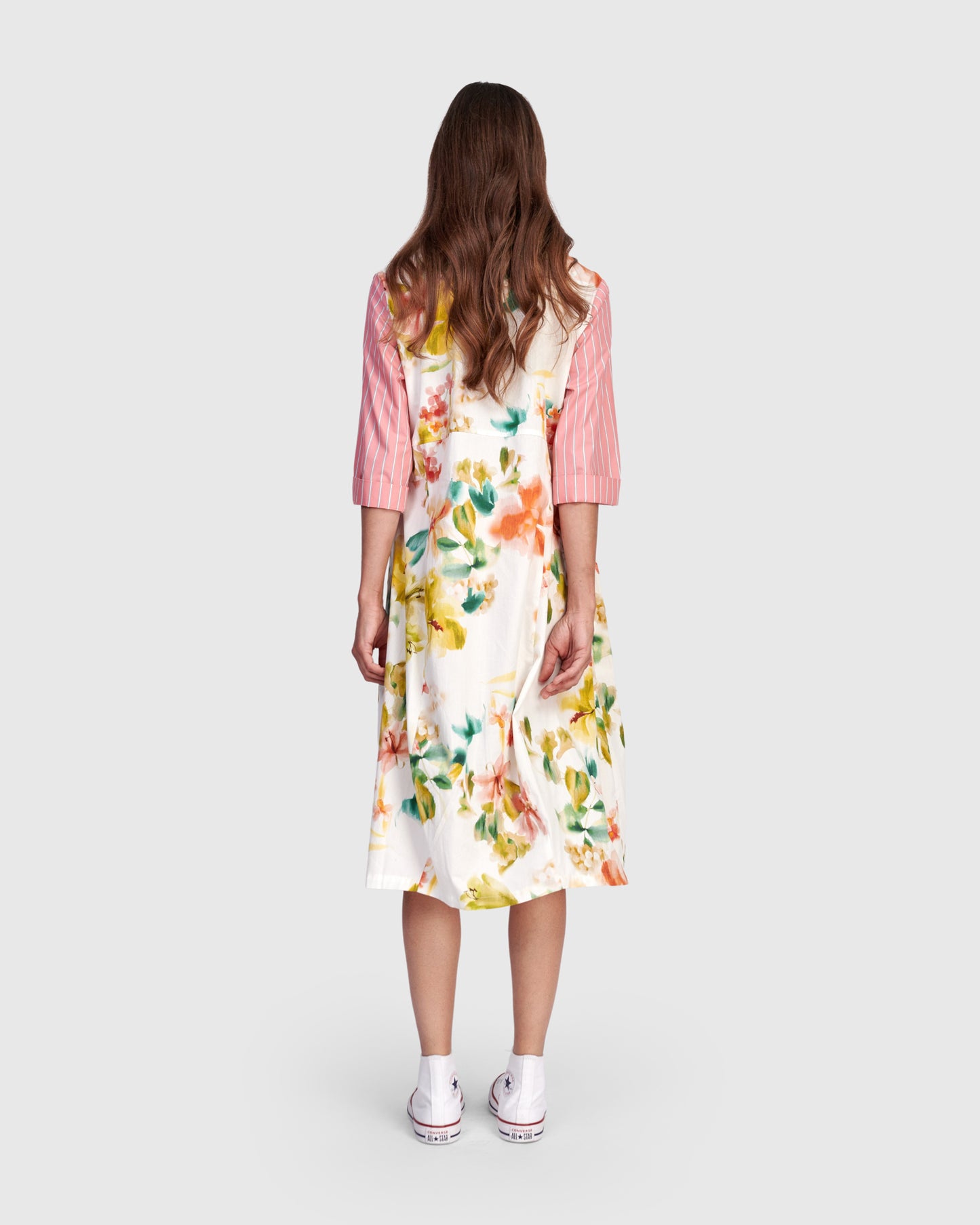 Alembika Shirtmaker Cocoon Dress - Garden Mix - Sizes: 10(1) 12(2) 14(3) 16(4)