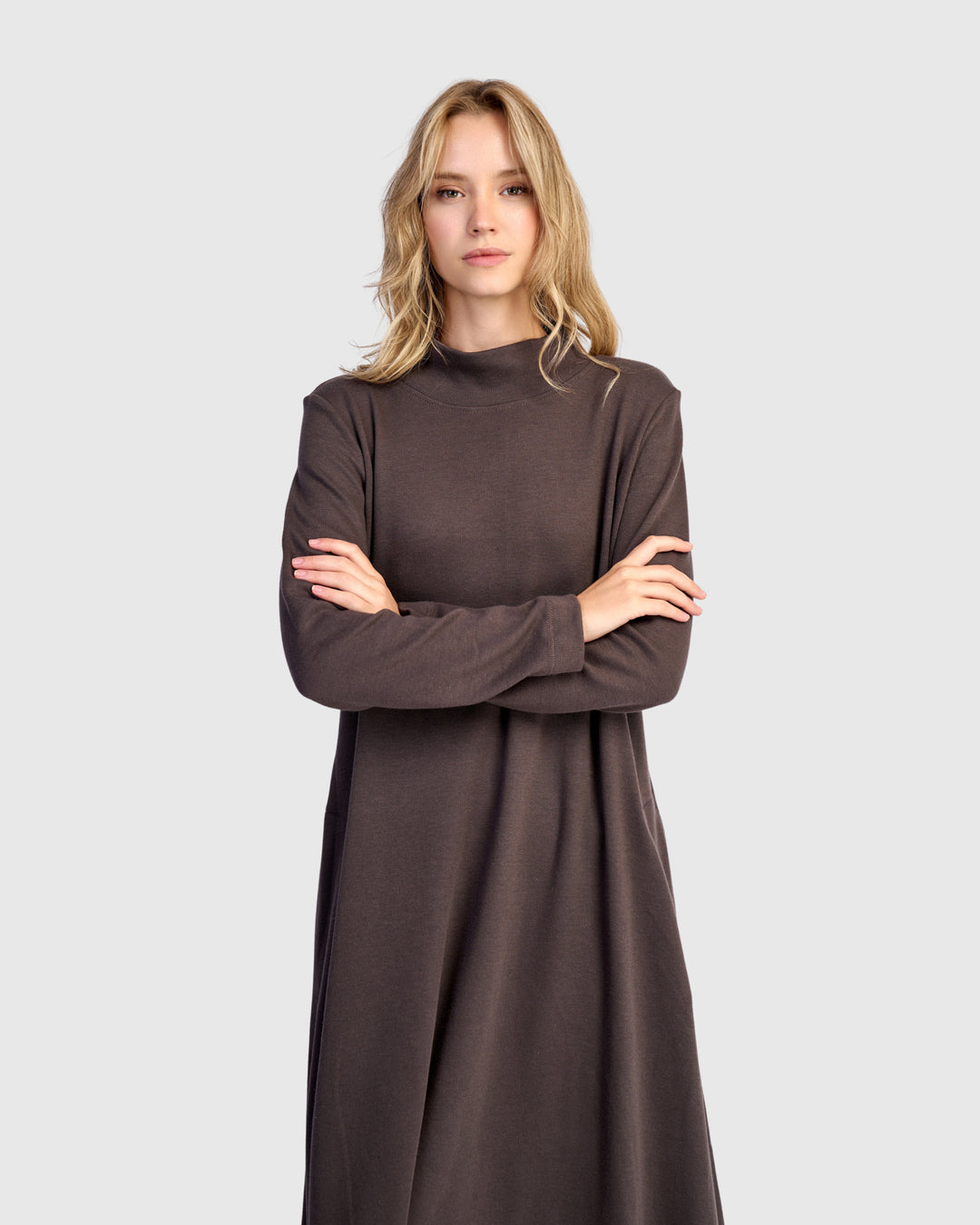 Urban By Alembika  Cloud A-line Dress - Mocha - Sizes: 12