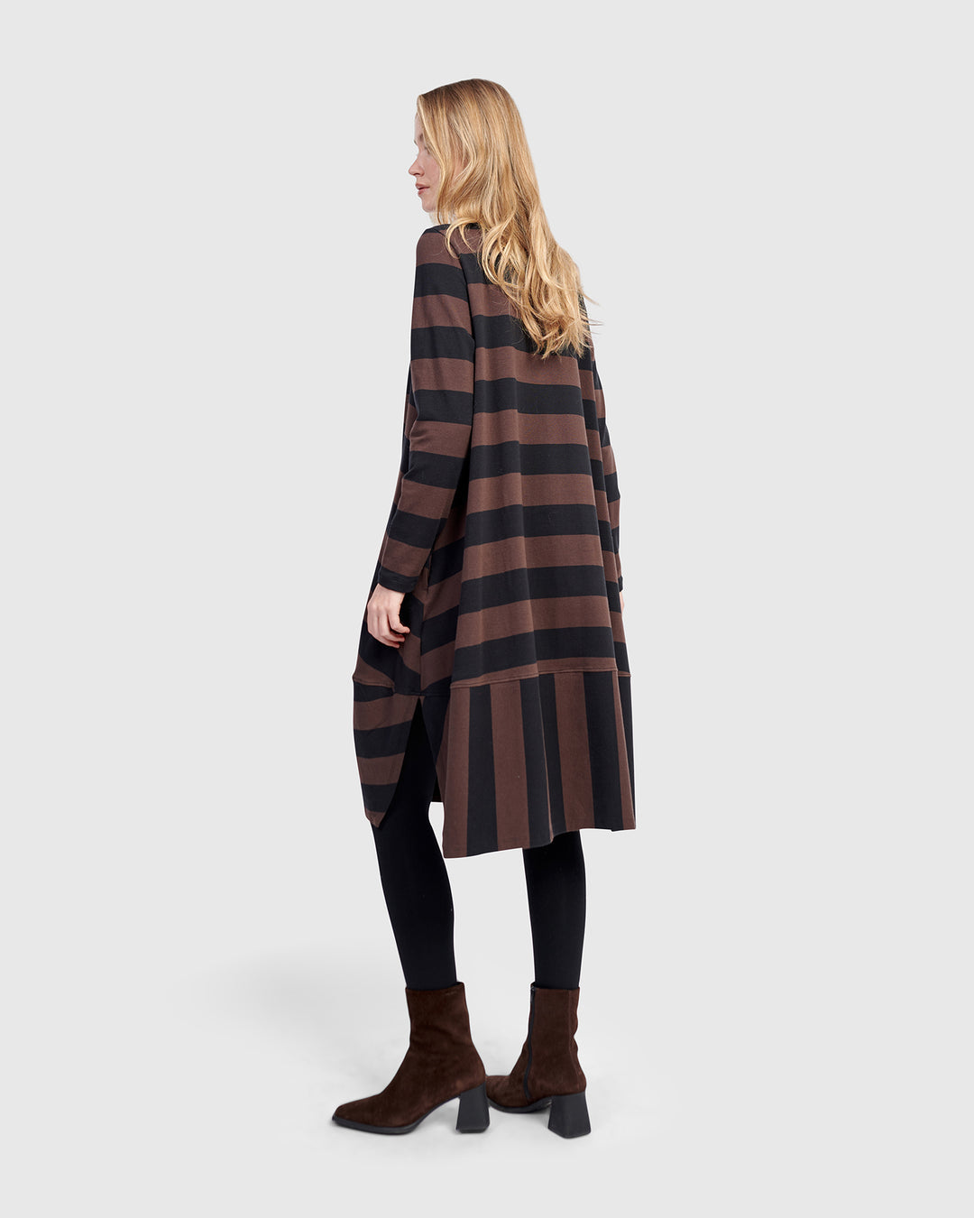 Urban By Alembika  Moxy Relaxed Dress - Brown - Sizes: 10
