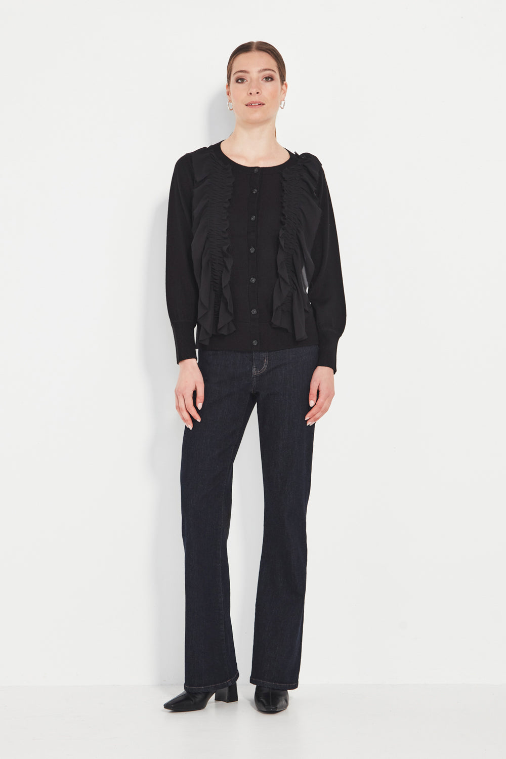 Verge "Duke Cardi" - Black - Sizes: XS S M L XL
